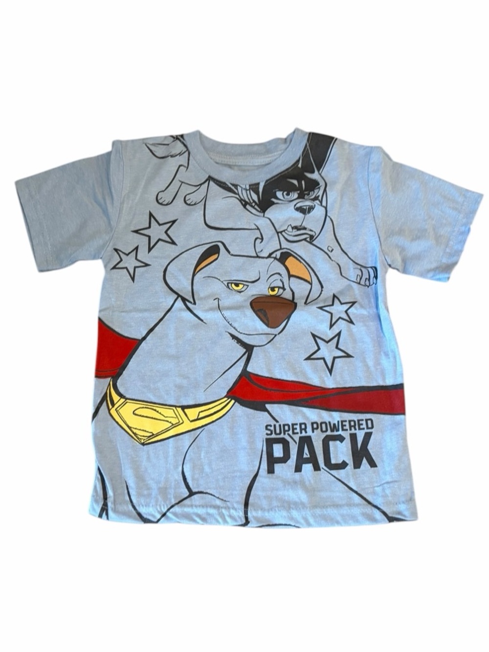 DC League of Super Pets Graphic Tee Youth S (5/6) NWT Super Powered Pack